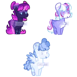 Size: 1280x1280 | Tagged: safe, artist:goldlines005, derpibooru import, oc, unofficial characters only, pegasus, pony, unicorn, chest fluff, female, horn, image, mare, pegasus oc, png, simple background, transparent background, unicorn oc, wings