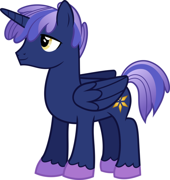 Size: 2827x3000 | Tagged: safe, artist:shakespearicles, artist:whalepornoz, derpibooru import, oc, oc:prince nova sparkle, unofficial characters only, alicorn, pony, alicorn oc, fimfiction, high res, horn, image, male, offspring, png, prince, product of incest, royalty, shakespearicles, show accurate, simple background, smiling, solo, stallion, standing, transparent background, wings