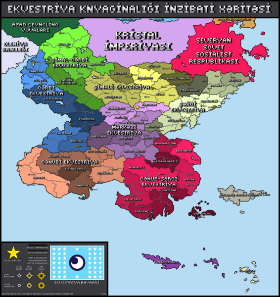 Size: 3180x3372 | Tagged: safe, artist:mustaphatr, derpibooru import, equestria at war mod, azerbaijan, azeri, flag, high res, image, map, map of equestria, png