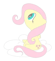 Size: 361x405 | Tagged: safe, artist:vapidrose, derpibooru import, pegasus, pony, chibi, cloud, female, image, looking away, looking up, on a cloud, png, simple background, sitting, small wings, solo, spread wings, transparent background, wings