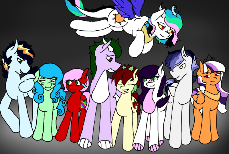 Size: 1009x679 | Tagged: safe, artist:howlforlife, derpibooru import, oc, oc:apple dumpling, oc:blossom, oc:bolt, oc:dawn, oc:garnet, oc:hope, oc:pearl, oc:storm chaser, oc:tootsie, unofficial characters only, dracony, earth pony, hybrid, pegasus, pony, draconequus hybrid, image, interspecies offspring, next generation, offspring, parent:applejack, parent:big macintosh, parent:caramel, parent:cheese sandwich, parent:discord, parent:flash sentry, parent:fluttershy, parent:pinkie pie, parent:princess celestia, parent:rainbow dash, parent:rarity, parent:soarin', parent:spike, parent:twilight sparkle, parents:carajack, parents:cheesepie, parents:dislestia, parents:flashlight, parents:fluttermac, parents:soarindash, parents:sparity, png