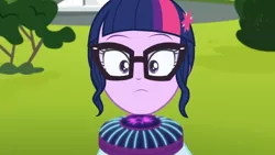 Size: 3410x1920 | Tagged: safe, derpibooru import, screencap, sci-twi, twilight sparkle, equestria girls, friendship games, female, glasses, high res, image, jpeg, magic capture device, solo