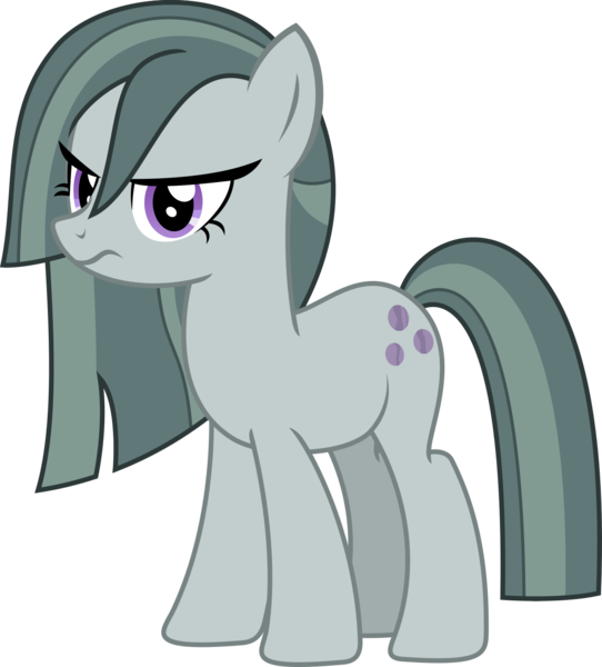 Size: 1261x1395 | Tagged: safe, alternate version, artist:sketchmcreations, derpibooru import, marble pie, earth pony, pony, alternate hairstyle, angry, female, frown, image, mare, personality swap, pi day, png, simple background, transparent background, vector