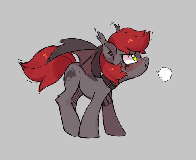 Size: 680x556 | Tagged: safe, artist:drtuo4, derpibooru import, oc, unofficial characters only, bat pony, pony, bat pony oc, bat wings, image, jpeg, solo, wings