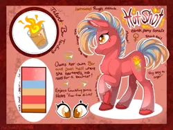 Size: 2224x1668 | Tagged: safe, artist:mychelle, derpibooru import, oc, oc:hot shot, earth pony, pony, female, image, mare, png, reference sheet, solo