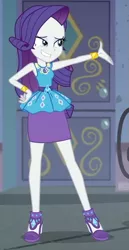 Size: 409x793 | Tagged: safe, derpibooru import, edit, edited screencap, screencap, rarity, equestria girls, equestria girls series, street chic, spoiler:eqg series (season 2), clothes, cropped, female, image, png, solo