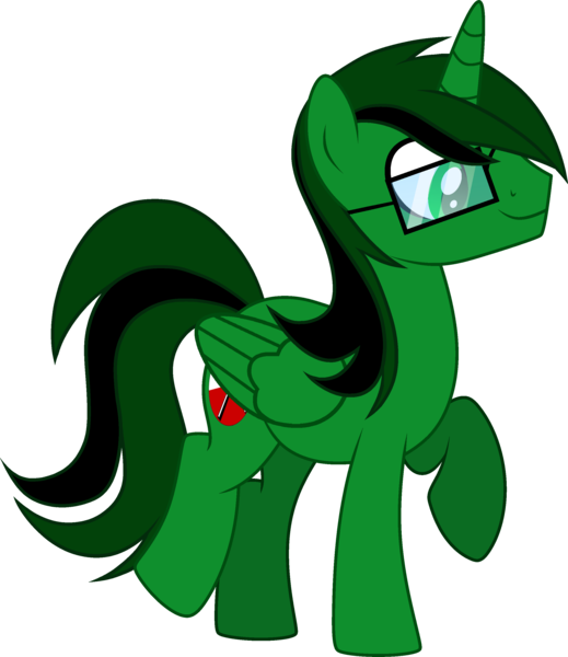 Size: 2450x2830 | Tagged: safe, artist:muhammad yunus, derpibooru import, oc, oc:fernando jesús, alicorn, pony, alicorn oc, base used, gift art, glasses, horn, image, male, medibang paint, png, simple background, smiling, solo, stallion, transparent background, wings