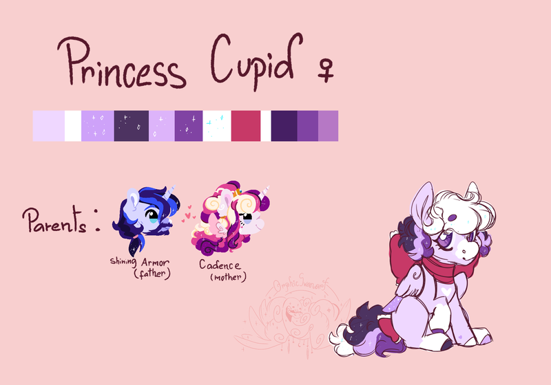 Size: 2000x1400 | Tagged: safe, artist:orphicswanart, derpibooru import, oc, oc:cupid, pegasus, alternate universe, au:chaoticverse, image, offspring, parent:princess cadance, parent:shining armor, parents:shiningcadance, png, solo