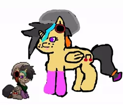 Size: 828x708 | Tagged: safe, derpibooru import, oc, oc:meezy, unofficial characters only, alicorn, pony, pony town, digital art, image, jpeg, picsart, tried