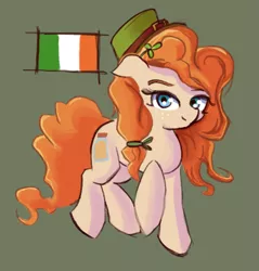 Size: 1595x1668 | Tagged: safe, artist:solid shrimp, derpibooru import, pear butter, holiday, image, ireland, irish, png, saint patrick's day, solo