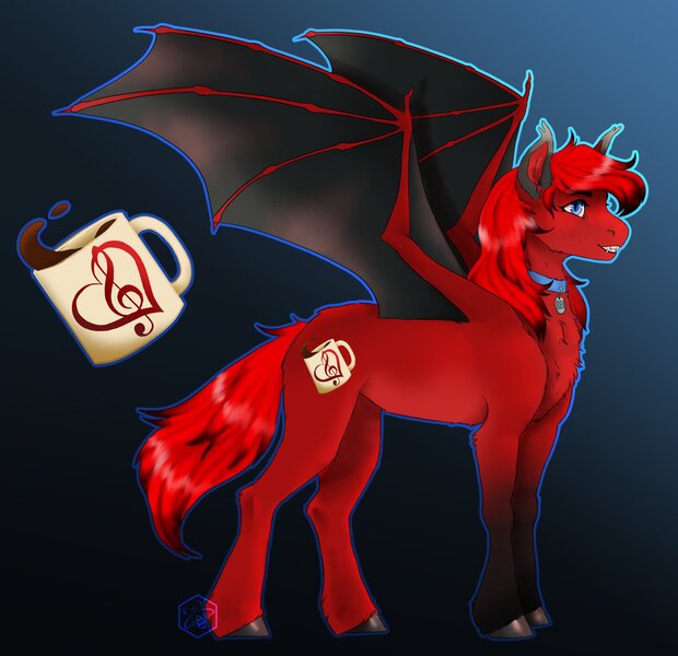 Size: 2048x1981 | Tagged: safe, artist:bumblewish, derpibooru import, oc, oc:little red, bat pony, bat pony oc, bat wings, image, jpeg, solo, wings