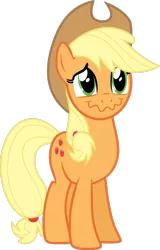 Size: 1957x3065 | Tagged: safe, artist:xxphantomxxx, derpibooru import, applejack, earth pony, pony, .svg available, applejack's hat, cowboy hat, female, hat, image, mare, png, simple background, solo, transparent background, vector, wavy mouth