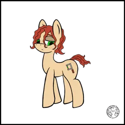 Size: 1024x1024 | Tagged: safe, artist:dice-warwick, derpibooru import, oc, oc:plasma cutter, earth pony, pony, fallout equestria, female, image, mare, png, solo