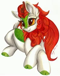 Size: 3236x4096 | Tagged: safe, artist:gleamydreams, derpibooru import, autumn blaze, kirin, awwtumn blaze, cute, image, jpeg