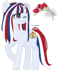 Size: 454x559 | Tagged: safe, artist:fioweress, derpibooru import, ponified, pony, flower, image, nation ponies, netherlands, png, simple background, solo, transparent background, tulip