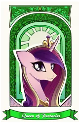 Size: 777x1200 | Tagged: safe, artist:skyeypony, derpibooru import, princess cadance, card, image, png