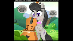 Size: 1280x720 | Tagged: safe, artist:coltsteelstallion, artist:wubcakeva, derpibooru import, berry punch, berryshine, daisy, derpy hooves, flower wishes, octavia melody, vinyl scratch, earth pony, pegasus, pony, unicorn, animated, cello, comic, comic dub, female, image, mare, musical instrument, sound, sound only, voice acting, webm