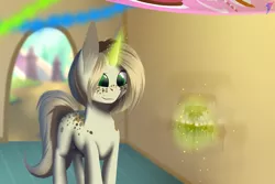 Size: 3000x2000 | Tagged: safe, artist:skanim-sdw, derpibooru import, oc, oc:elinvar, unofficial characters only, pony, bakery, cake, comic, commission, food, image, magic, magic aura, png