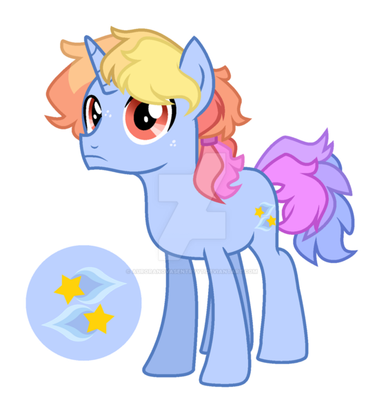 Size: 1280x1380 | Tagged: safe, artist:auroranovasentry, derpibooru import, oc, oc:apple swirl, pony, unicorn, image, magical lesbian spawn, male, offspring, parent:applejack, parent:rainbow dash, parents:appledash, png, simple background, solo, stallion, transparent background