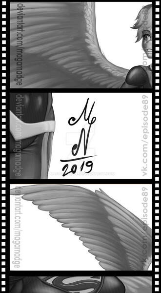 Size: 800x1455 | Tagged: safe, artist:magarnadge, derpibooru import, rainbow dash, anthro, pegasus, female, grayscale, image, jpeg, monochrome, signature, solo