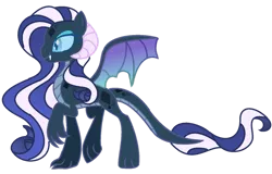 Size: 1280x817 | Tagged: safe, artist:venomtwt-artistowo, derpibooru import, oc, dracony, dragon, hybrid, female, image, magical lesbian spawn, offspring, parent:nightmare rarity, parent:princess ember, png, simple background, solo, transparent background