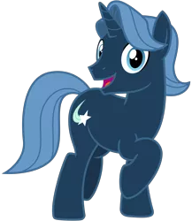 Size: 2600x3000 | Tagged: safe, artist:cheezedoodle96, derpibooru import, starblazer, pony, unicorn, .svg available, friendship student, full body, high res, hooves, image, looking at you, male, open mouth, open smile, png, raised hoof, show accurate, simple background, smiling, smiling at you, solo, stallion, tail, transparent background, vector