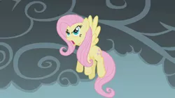 Size: 1280x720 | Tagged: safe, derpibooru import, screencap, fluttershy, pegasus, pony, dragonshy, season 1, angry, badass, female, flutterbadass, flying, how dare you?, image, mare, png, solo