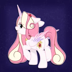 Size: 5000x5000 | Tagged: safe, artist:klewgcg, artist:lovinglypromise, derpibooru import, oc, oc:crystal rose, unofficial characters only, alicorn, pony, absurd resolution, base used, butt, female, image, mare, plot, png, solo