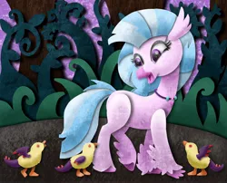 Size: 2048x1654 | Tagged: safe, artist:catscratchpaper, derpibooru import, silverstream, cockatrice, hippogriff, chick, female, image, jpeg