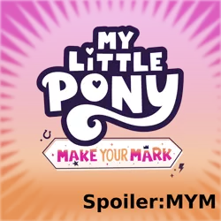 Size: 1024x1024 | Tagged: safe, artist:cheezedoodle96, derpibooru import, derpibooru, my little pony: a new generation, my little pony: make your mark, spoiler:g5, spoiler:my little pony: make your mark, .svg available, g5, image, logo, meta, no pony, png, spoiler image, spoilered image joke, vector