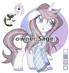 Size: 1280x1342 | Tagged: safe, artist:hoochuu, artist:lazuli0209, derpibooru import, fleur-de-lis, hondo flanks, pony, unicorn, abstract background, base used, clothes, deviantart watermark, eyelashes, female, fusion, image, jpeg, male, mare, obtrusive watermark, open mouth, screencap reference, smiling, stallion, watermark