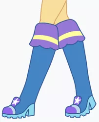Size: 441x543 | Tagged: safe, artist:mashoart, derpibooru import, flash sentry, equestria girls, boots, clothes, high heel boots, image, jpeg, legs, pictures of legs, shoes, solo