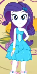 Size: 628x1245 | Tagged: safe, derpibooru import, screencap, rarity, a photo booth story, eqg summertime shorts, equestria girls, cropped, fall formal outfits, image, jpeg, solo