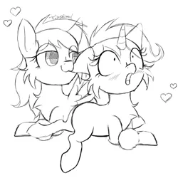 Size: 1080x1080 | Tagged: safe, artist:fajnyziomal, derpibooru import, oc, pegasus, pony, unicorn, commission, couple, cute, image, jpeg, your character here