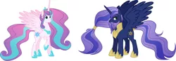 Size: 8584x3000 | Tagged: safe, artist:shakespearicles, artist:whalepornoz, derpibooru import, princess flurry heart, oc, oc:prince nova sparkle, alicorn, pony, fanfic:cat's cradle, absurd resolution, alicorn oc, beard, brother, brother and sister, cousins, cute, cutie mark, ethereal facial hair, ethereal mane, ethereal tail, eyebrows, eyelashes, eyes open, facial hair, family, female, frown, goatee, half-brother, half-cousins, half-siblings, half-sister, heart, hoof shoes, horn, image, jewelry, male, mare, moustache, nostrils, offspring, older, older flurry heart, parent:shining armor, parent:twilight sparkle, parents:shining sparkle, png, ponytail, prince, princess, product of incest, product of sparklecest, regalia, royalty, shakespearicles, show accurate, siblings, simple background, sister, smiling, stallion, stars, tail, wall of tags, white background, wings