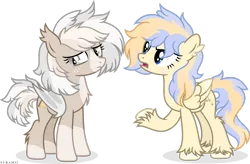 Size: 3022x1985 | Tagged: safe, artist:suramii, derpibooru import, oc, oc:cuddy, oc:souvenir, unofficial characters only, bat pony, pegasus, pony, female, image, mare, png, simple background, transparent background