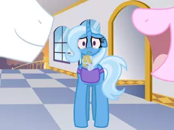 Size: 1126x840 | Tagged: safe, artist:xxpastelpawxx, derpibooru import, prince blueblood, suri polomare, trixie, oc, crying, image, infidelity, offspring, parent:prince blueblood, parent:trixie, parents:bluetrix, png