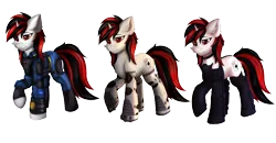 Size: 7000x3629 | Tagged: safe, alternate version, artist:flapstune, derpibooru import, oc, oc:blackjack, unofficial characters only, cyborg, cyborg pony, pony, unicorn, fallout equestria, fallout equestria: project horizons, augmented, chest fluff, clothes, cutie mark, cyber eyes, cyber legs, ear fluff, fanfic art, female, fluffy, horn, image, looking at you, mare, pipbuck, png, prosthetics, simple background, small horn, solo, transparent background, vault security armor, vault suit