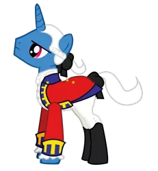 Size: 1679x1817 | Tagged: safe, derpibooru import, oc, earth pony, pony, unicorn, 18th century, baroque, clothes, colonial, general, image, military, military pony, military uniform, napoleonic, pirate, png, redcoat, rococo, solo, uniform, war