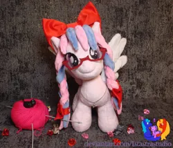 Size: 2691x2304 | Tagged: safe, artist:1stastrastudio, derpibooru import, oc, oc:cherry blossom, pegasus, pony, female, image, irl, jpeg, mare, photo, plushie, solo