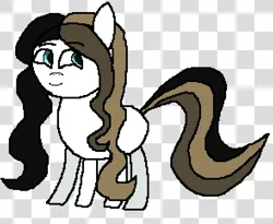 Size: 588x481 | Tagged: artist needed, safe, derpibooru import, oc, oc:chocolate fudge, unofficial characters only, earth pony, pony, checkered background, image, png, solo