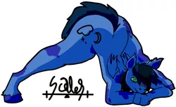 Size: 1157x702 | Tagged: safe, artist:scales, derpibooru import, oc, oc:night skies, anthro, bat pony, bandaid, bandaid on nose, butt, face down ass up, green eyes, image, jacko challenge, large butt, png, solo