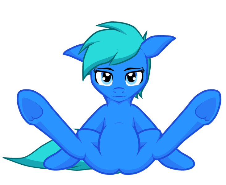 Size: 2500x2048 | Tagged: suggestive, artist:zeka10000, derpibooru import, oc, oc:nina dasher, pegasus, pony, belly, butt, featureless crotch, female, floppy ears, high res, image, looking at you, pegasus oc, plot, png, presenting, requested art, simple background, sitting, solo, spread legs, spreading, transparent background, vector, wingless, wings