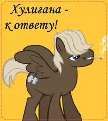 Size: 871x974 | Tagged: safe, artist:bodyashkin, derpibooru import, edit, edited screencap, screencap, dumbbell, pegasus, pony, sonic rainboom (episode), cyrillic, image, png, propaganda, russian, simple background, solo, soviet, translated in the description, vector