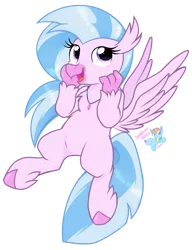 Size: 1487x1937 | Tagged: safe, artist:rainbow eevee, derpibooru import, silverstream, hippogriff, cute, diastreamies, image, png, simple background, transparent background, vector