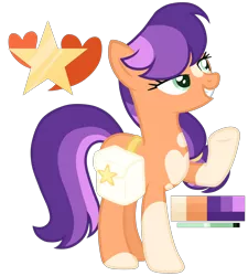 Size: 1800x2000 | Tagged: safe, artist:monochrome-sunsets, artist:xcelima, derpibooru import, oc, unofficial characters only, earth pony, pony, bag, base used, female, image, mare, offspring, parent:hitch trailblazer, parent:sunny starscout, parents:sunnyhitch, png, saddle bag, simple background, solo, transparent background