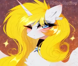 Size: 4125x3507 | Tagged: safe, artist:krissstudios, derpibooru import, oc, alicorn, pony, bust, female, high res, image, mare, png, portrait, solo