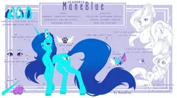 Size: 1024x570 | Tagged: safe, artist:maneblue, derpibooru import, oc, unofficial characters only, pony, unicorn, ear fluff, female, horn, image, jpeg, mare, paw prints, reference sheet, unicorn oc