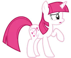 Size: 989x808 | Tagged: safe, artist:foxyfell1337, derpibooru import, lovestruck, pony, image, png, raised hoof, simple background, solo, transparent background