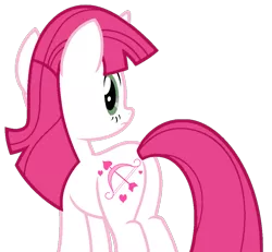 Size: 931x859 | Tagged: safe, artist:estories, artist:foxyfell1337, derpibooru import, lovestruck, pony, unicorn, butt, female, frown, image, looking at you, looking back, looking back at you, mare, plot, png, show accurate, simple background, solo, tail, transparent background